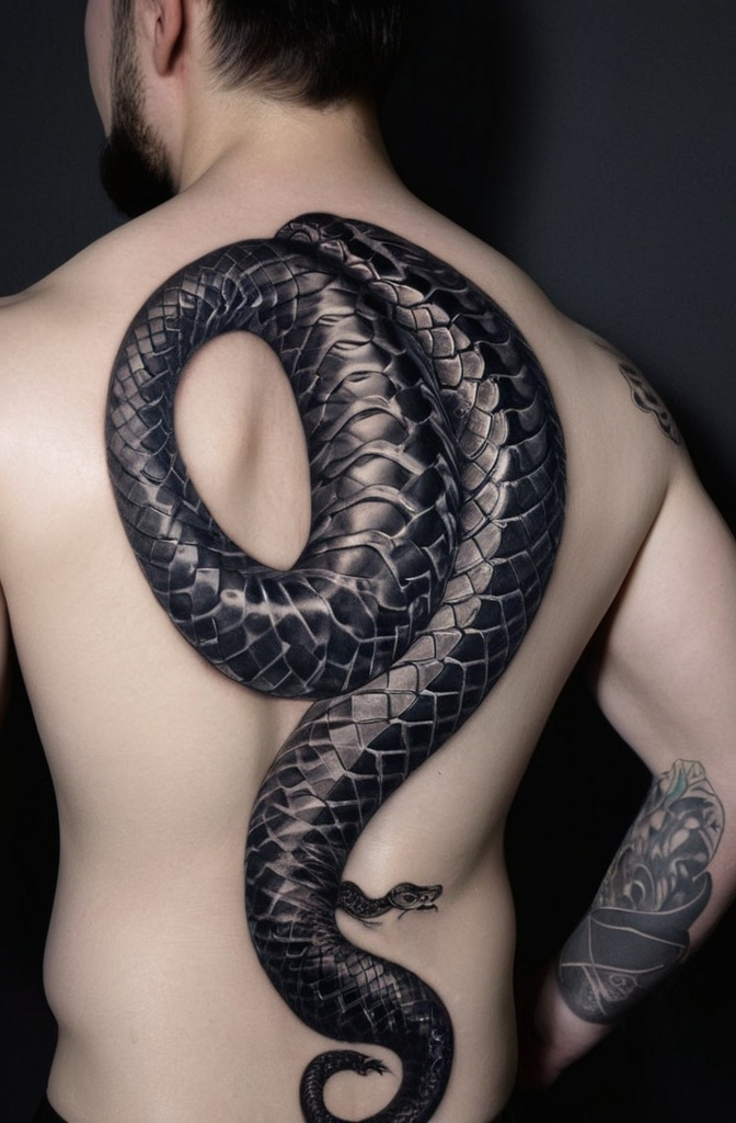 2. Full Spine Serpent with Eyes That Watch