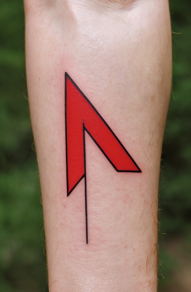 11. Trail Marker Tattoo