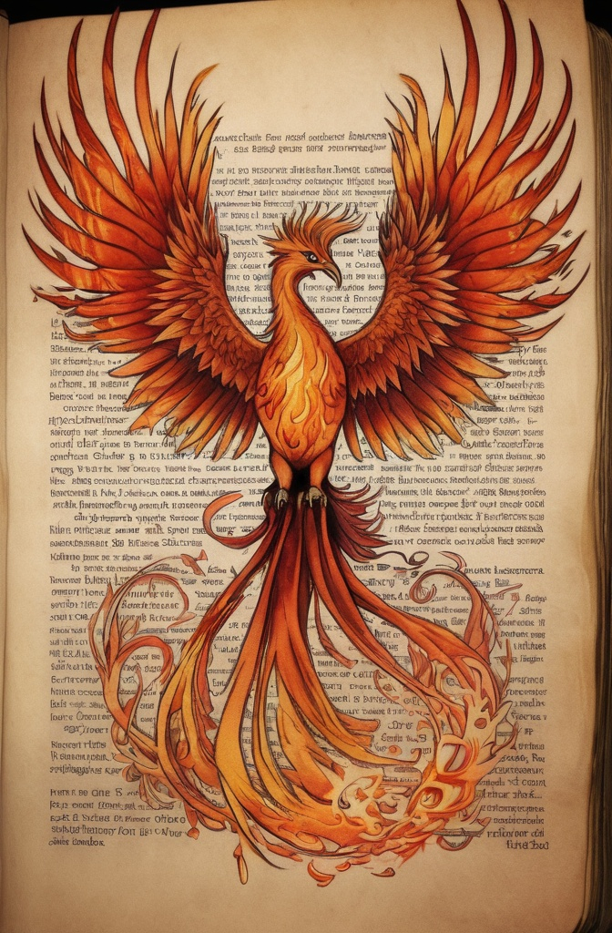 12. The Phoenix Rising from a Spellbook