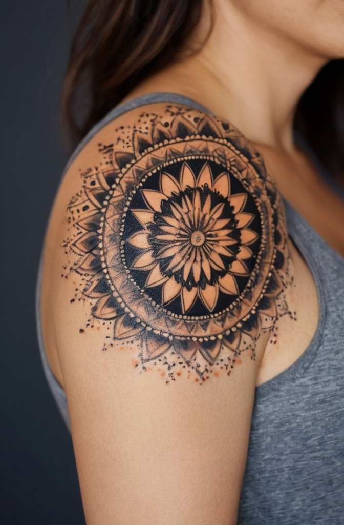 18. Sunburst Mandala
