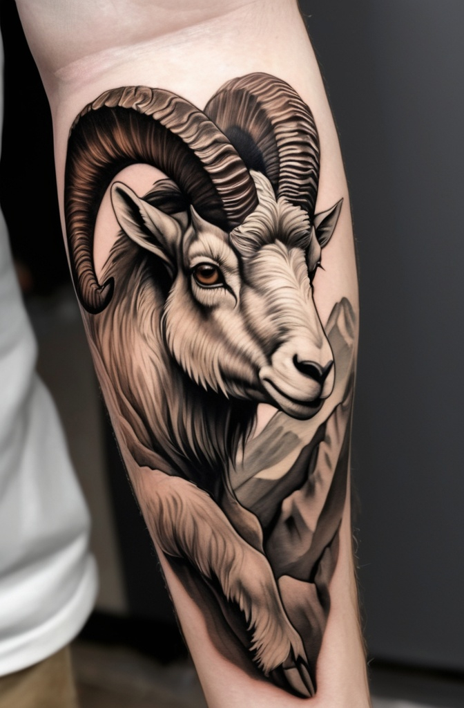 19. Mountain Goat or Bighorn Sheep