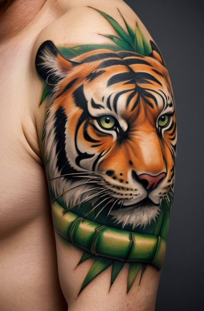 13. Bamboo with a Tiger