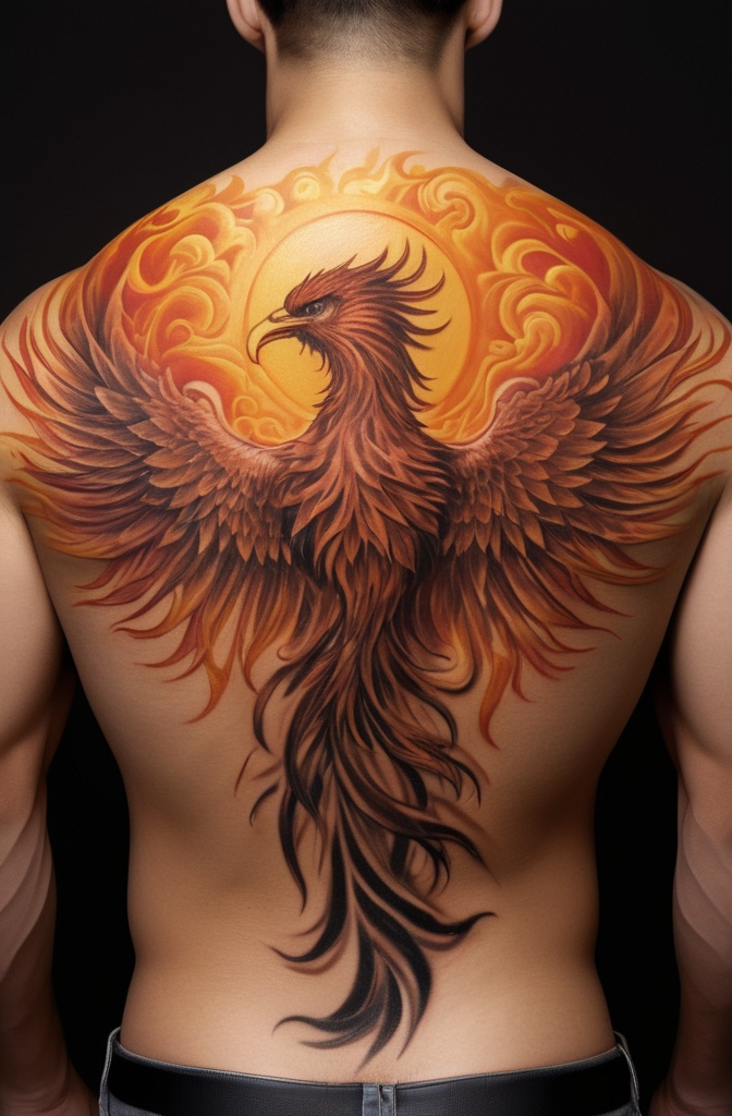 Phoenix Rising with the Sun