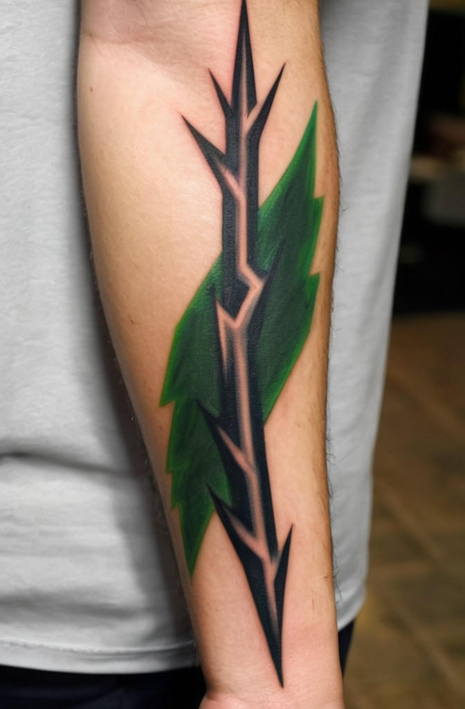 15. Bamboo and Lightning Bolt