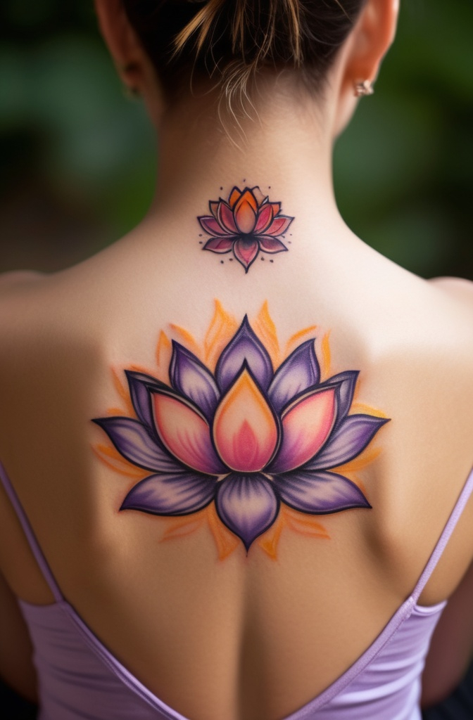 14. Sun with a Lotus Flower