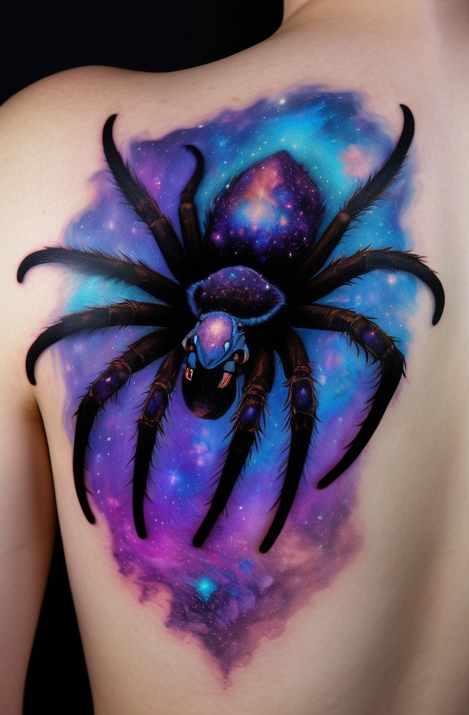19. Cosmic Tarantula with Nebula Legs