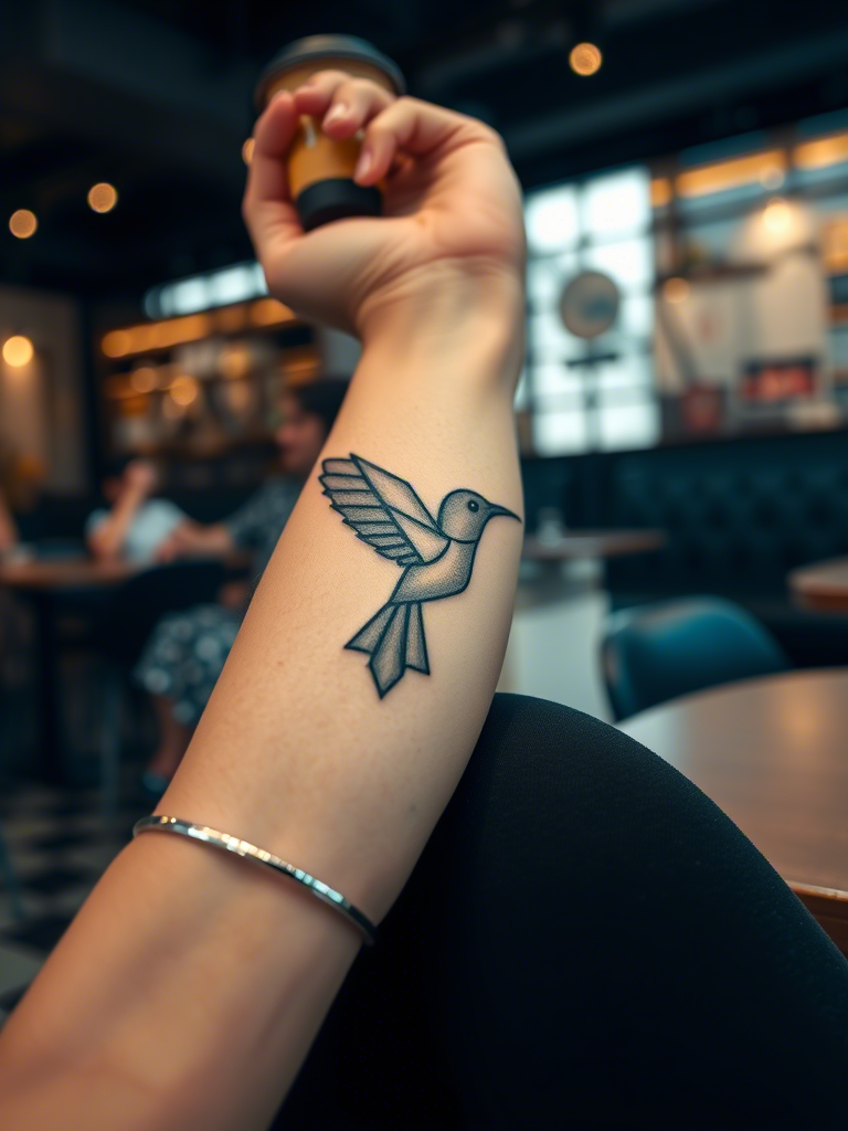 3. Geometric Hummingbird