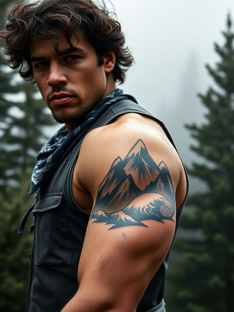 12. Wave and Mountain Fusion