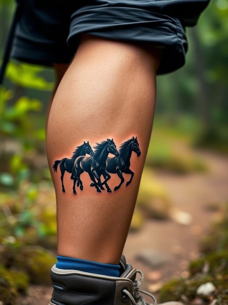 Running Herd Silhouette