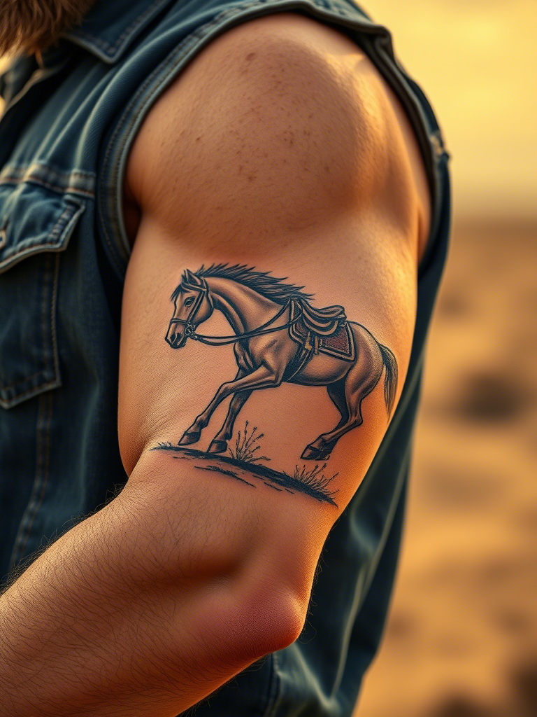 Vintage Western Horse