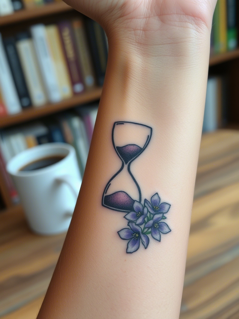 18. Lavender with an Hourglass