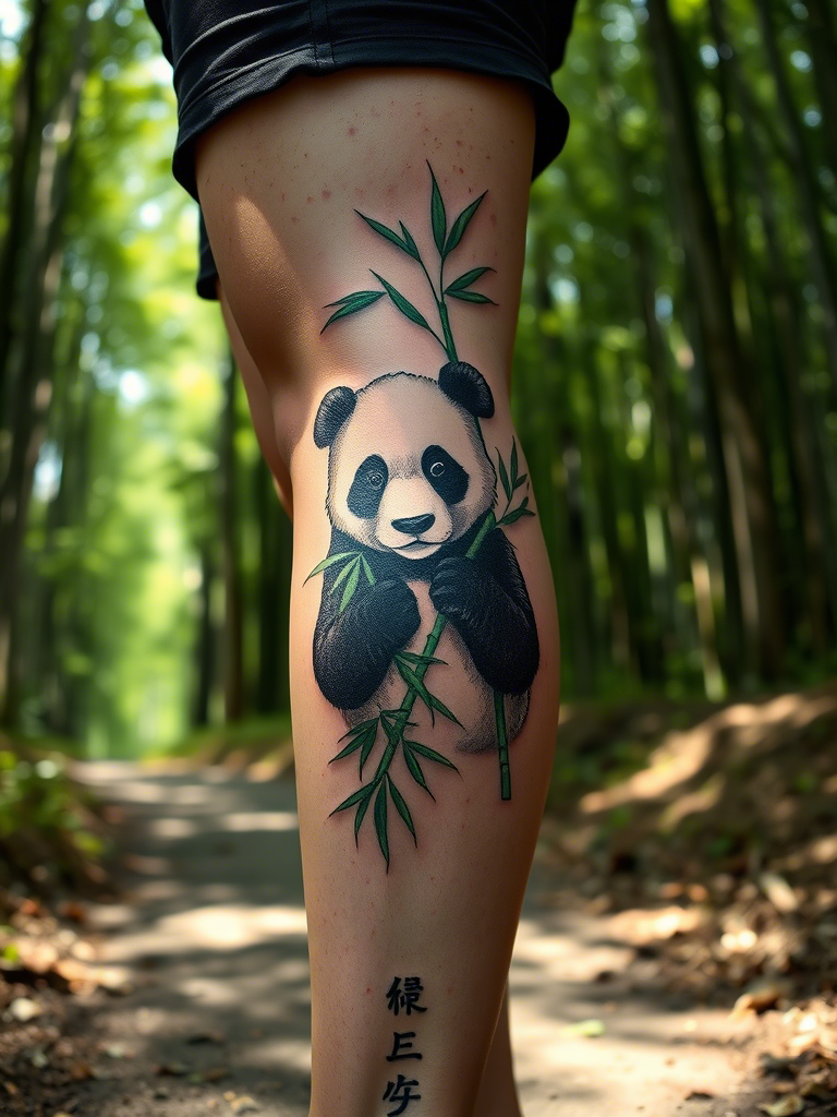4. Panda and Bamboo Combo