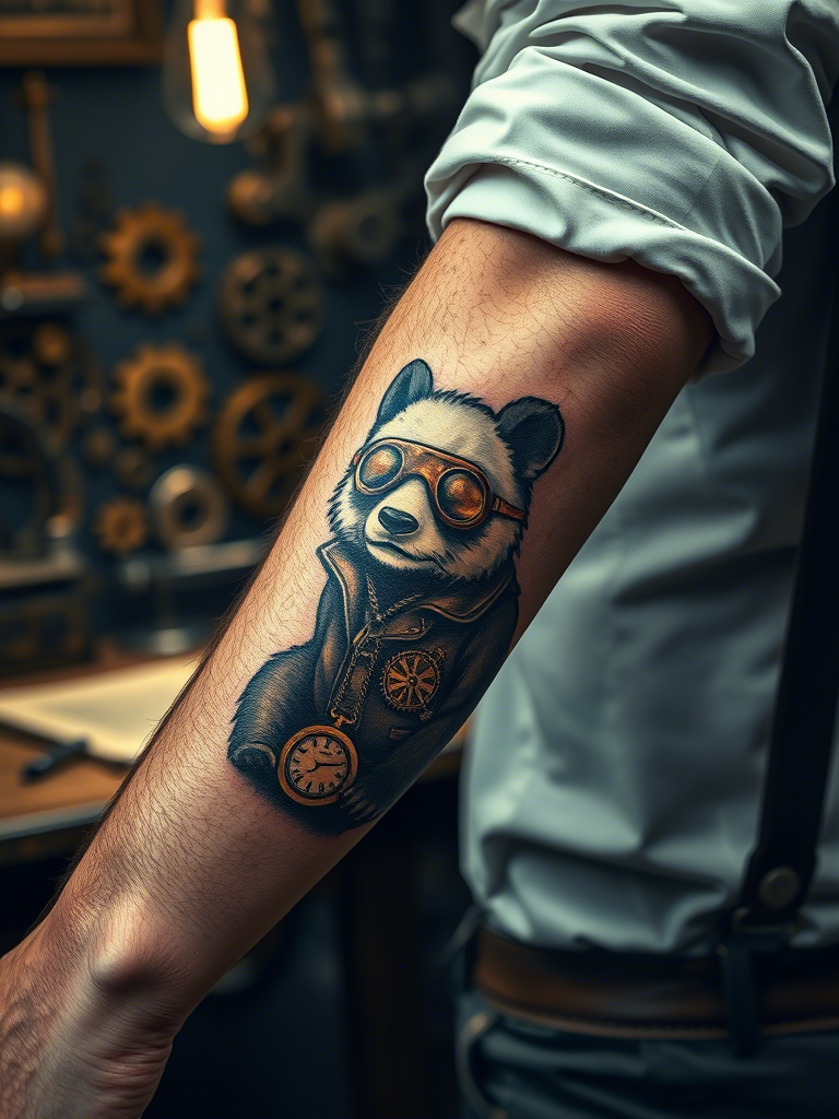 13. Steampunk Panda
