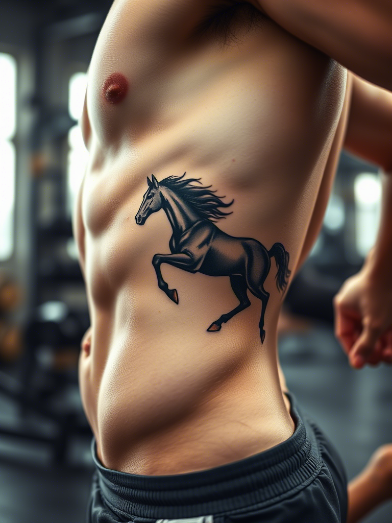 Horse in Motion Blur