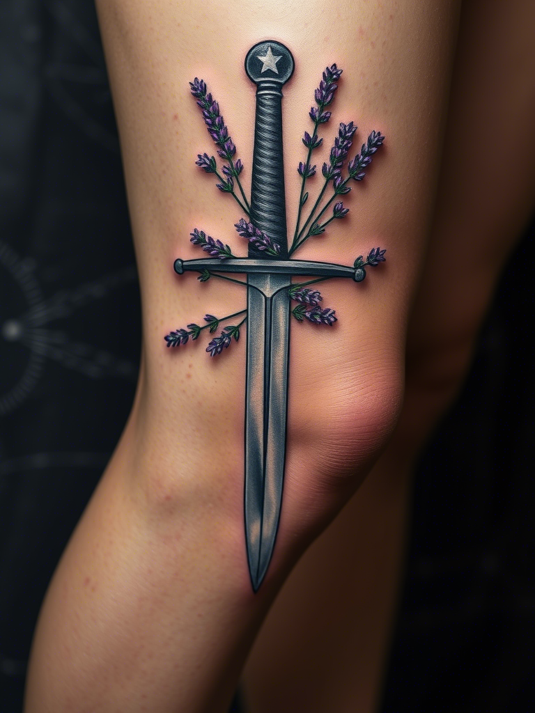 12. Lavender Wrapped Around a Sword
