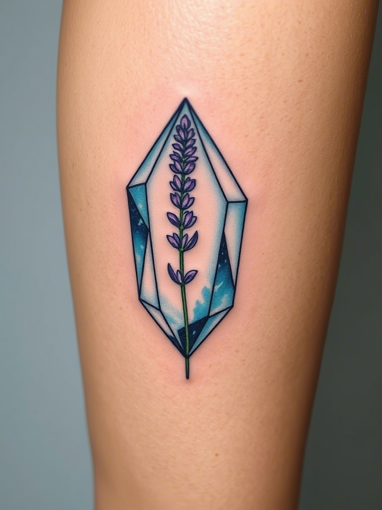 19. Lavender Encased in Crystal