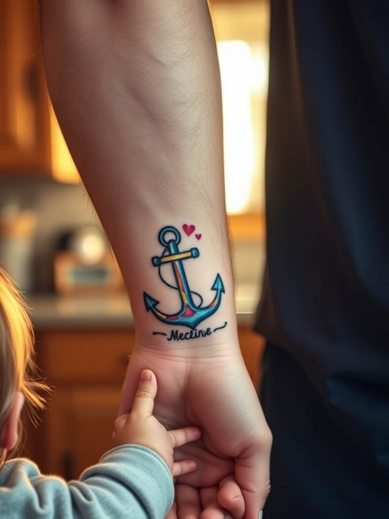 20. The Child’s Anchor – Crayon Lines and Innocence