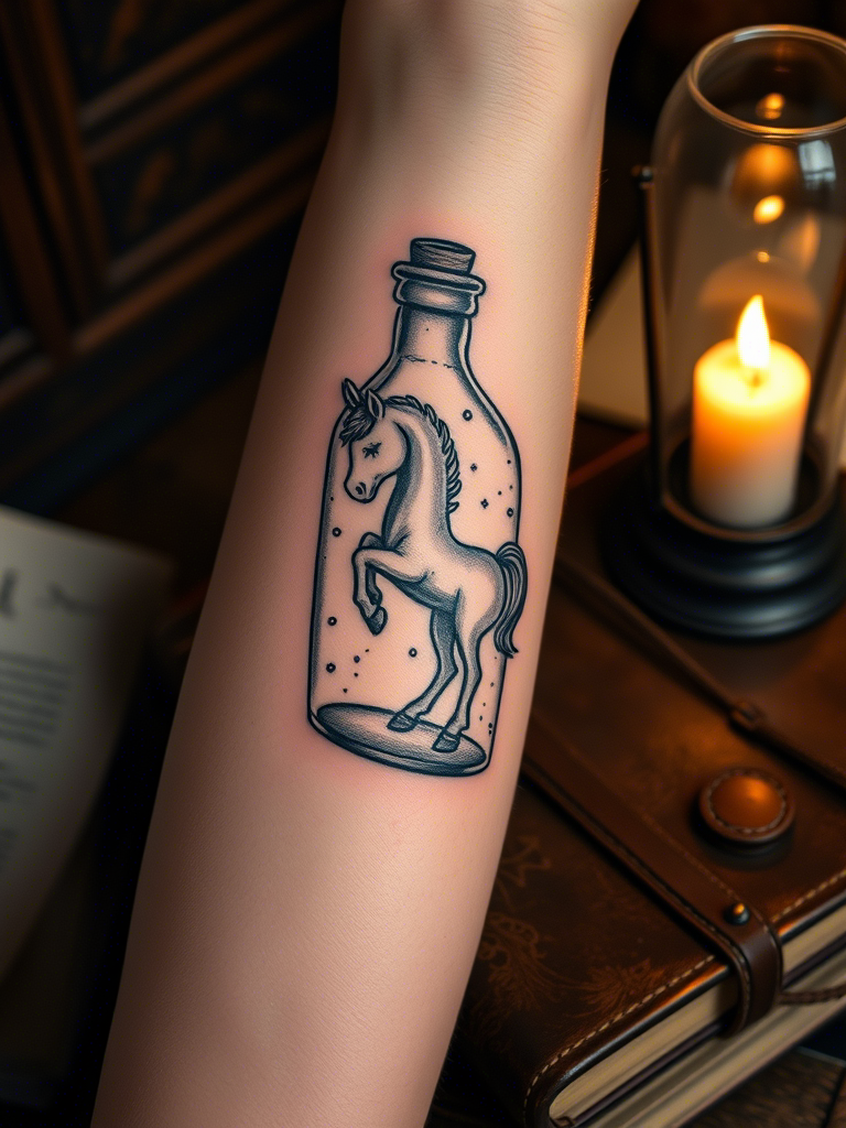 Horse in a Bottle