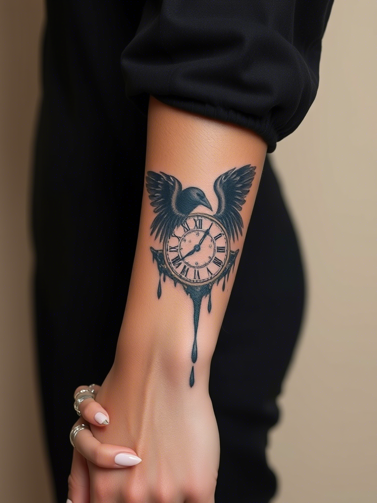 Crow and Clock