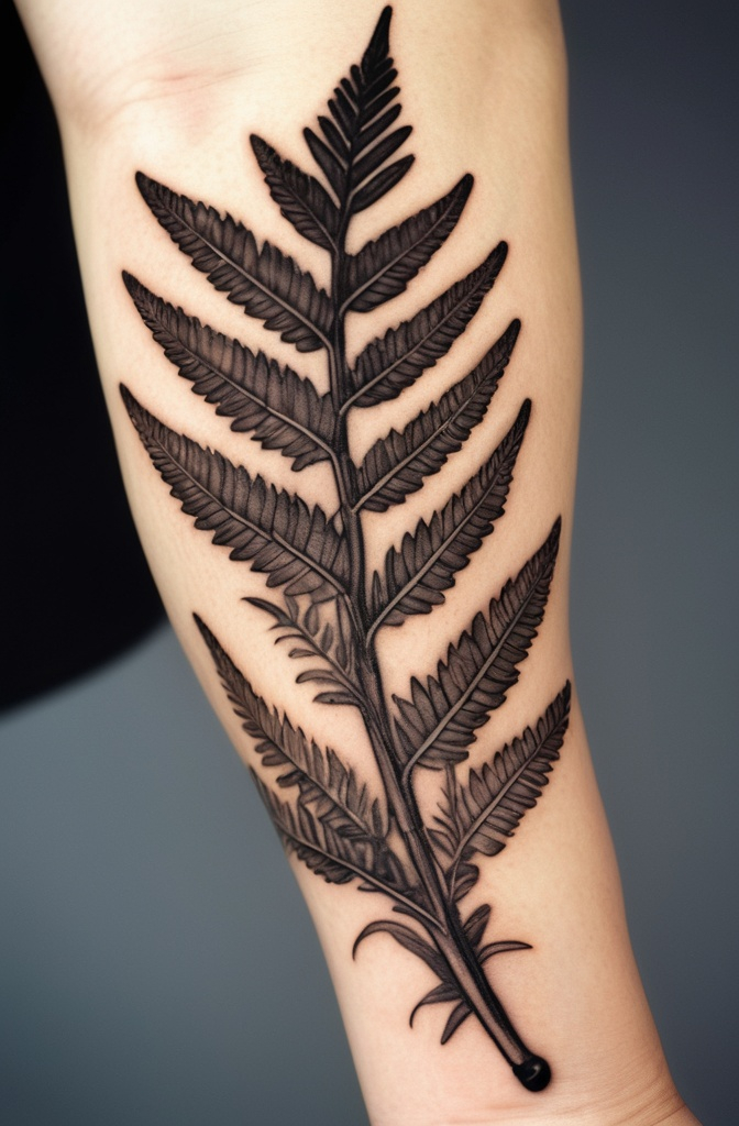 19. Camp Knife & Ferns Crossed