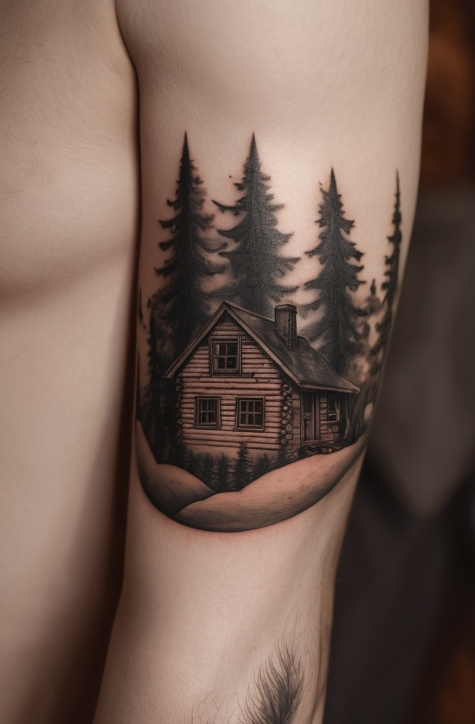 A Tiny Cabin in the Woods