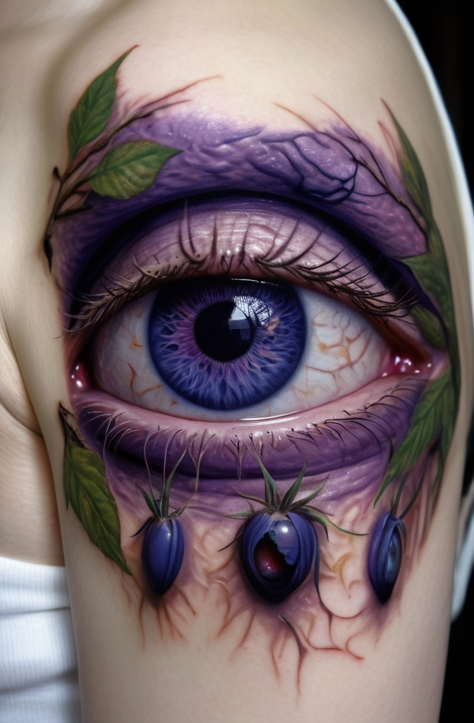 18. Blackberry Inside an Eye