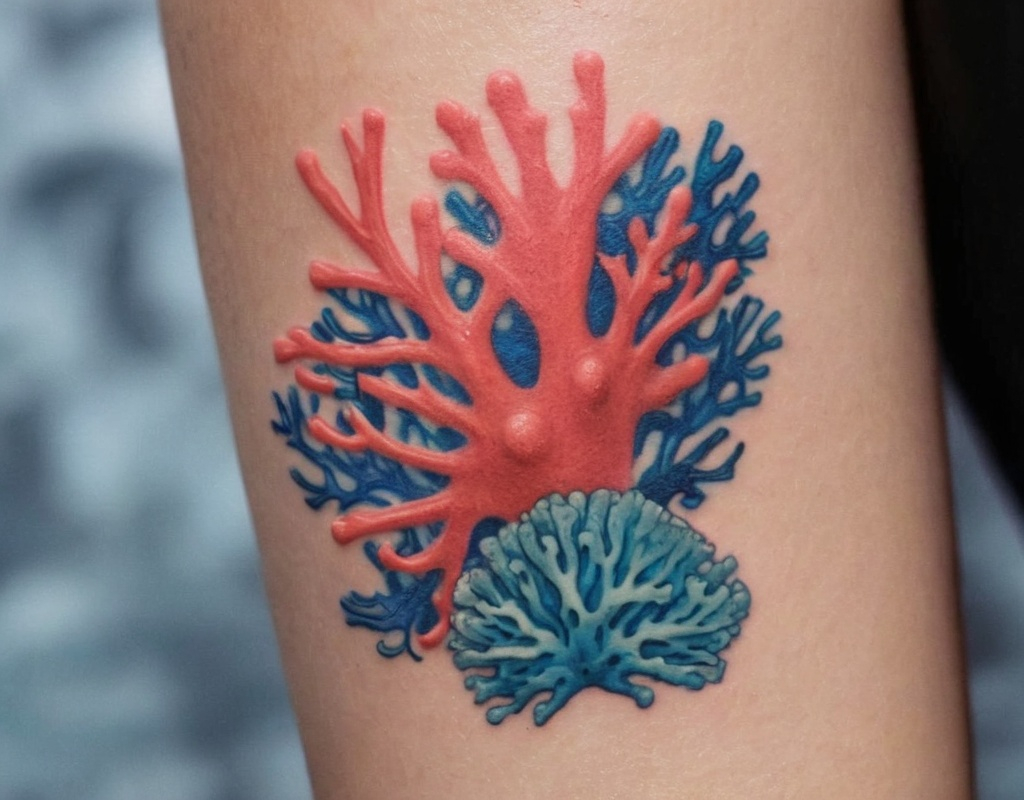 20+ Coral Tattoo Ideas for Ocean Fans