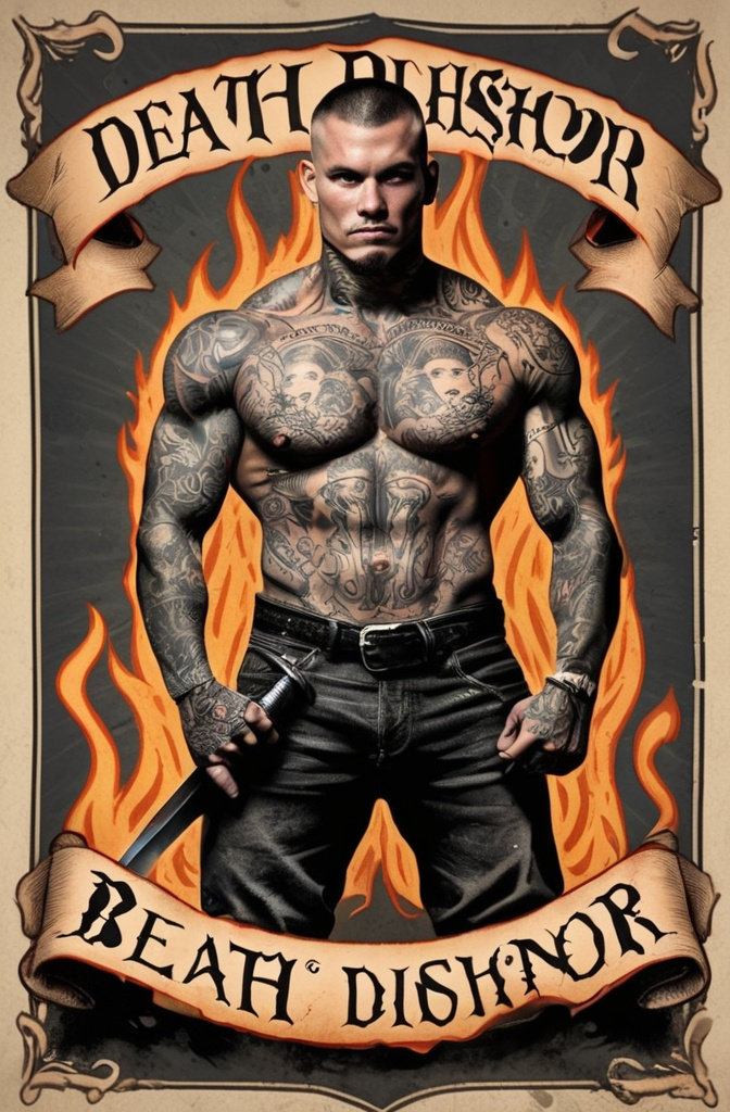15. Banners with ‘Death Before Dishonor’