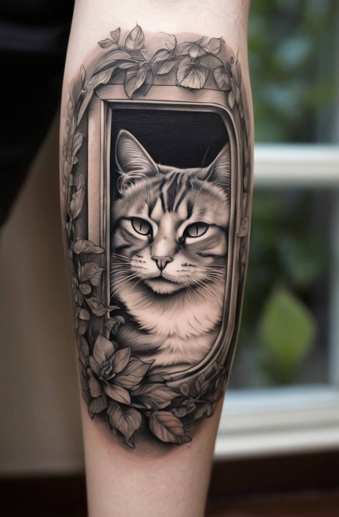 12. A Cat in the Window