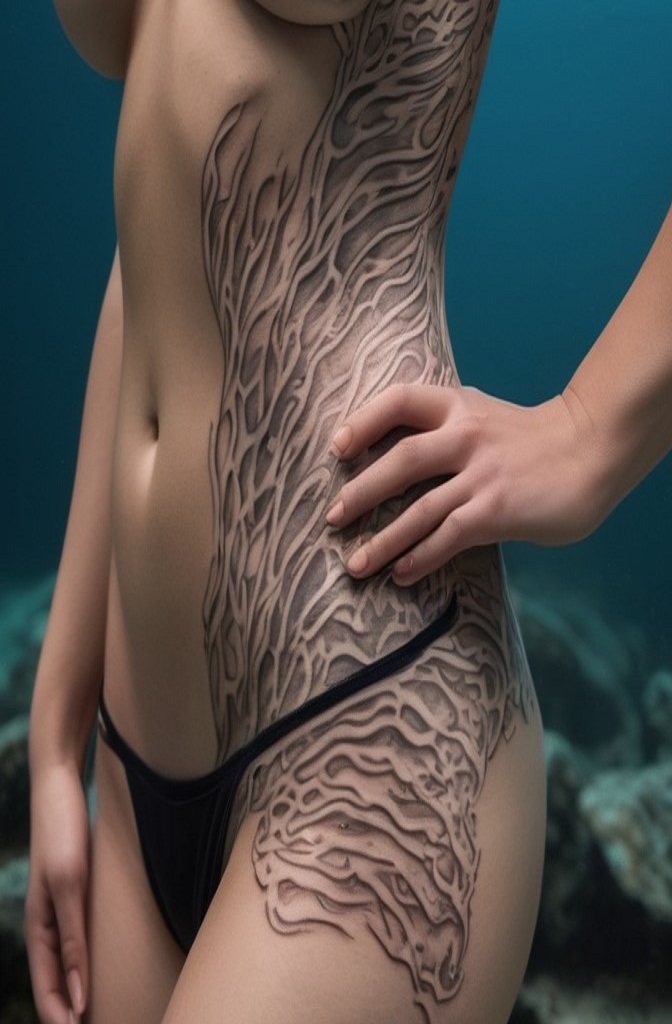 16. Coral and a School of Fish