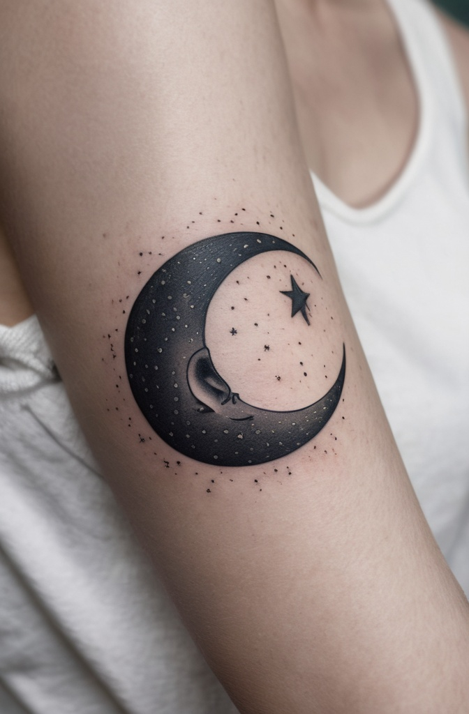 The Crescent Moon & Stars
