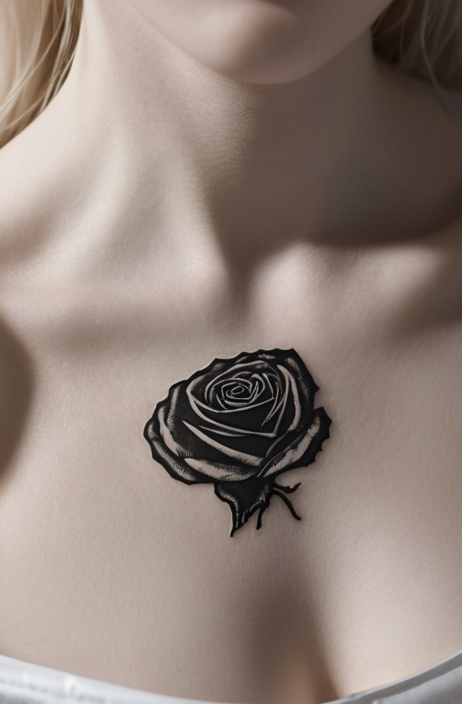12. Ghost Rose (White Ink Only)