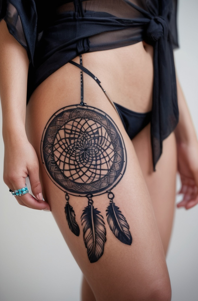 8. Mandala + Dreamcatcher Mashup