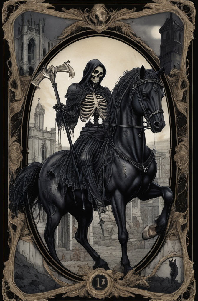 Gothic Tarot Illustrations
