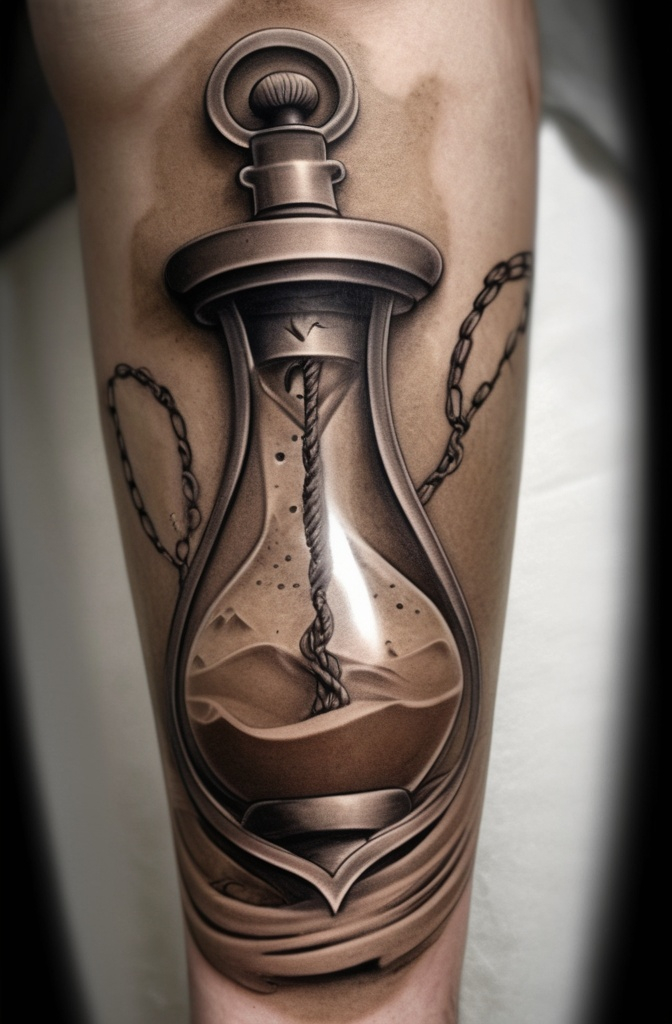 6. Anchor and Hourglass – Patience and Persistence