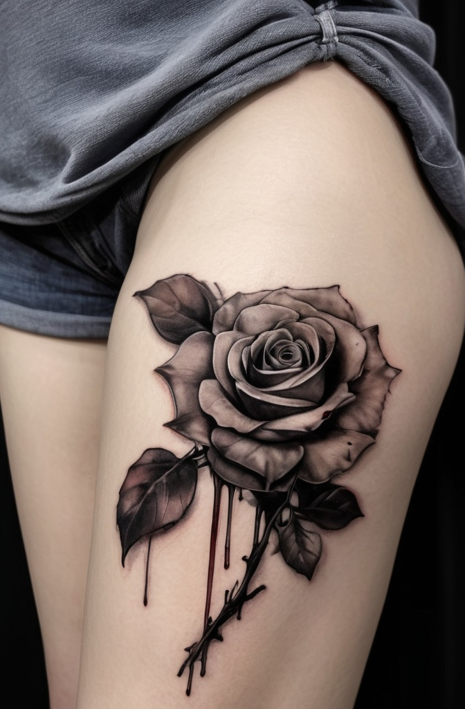 A Wilted Rose with No Regrets