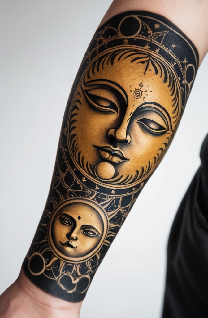 Alchemical Sun and Moon