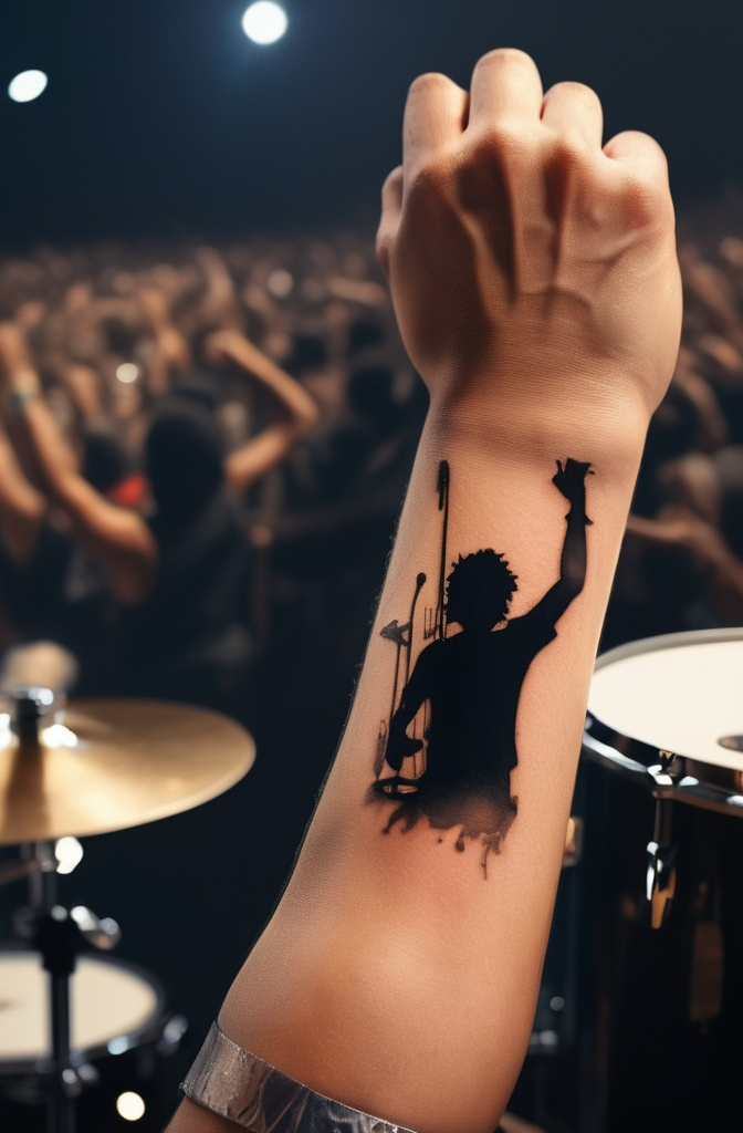 14. Crowd Silhouettes at a Show