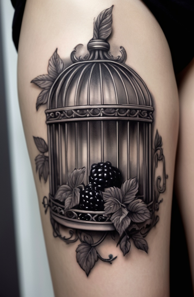 20. Blackberry in a Cage