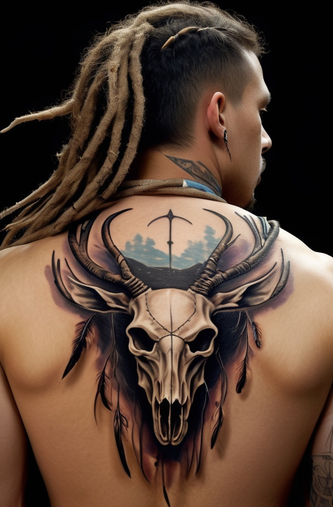 18. Animal Skull Dreamcatcher
