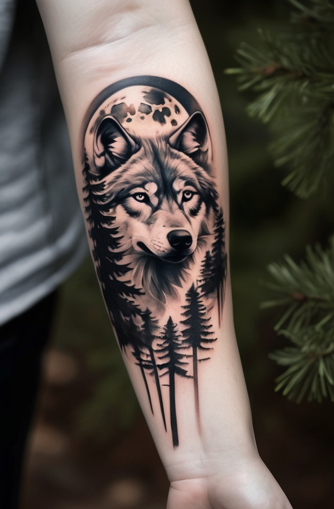 Double Exposure Tattoos
