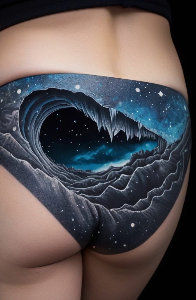 20. Cave Mouth with Stars Inside