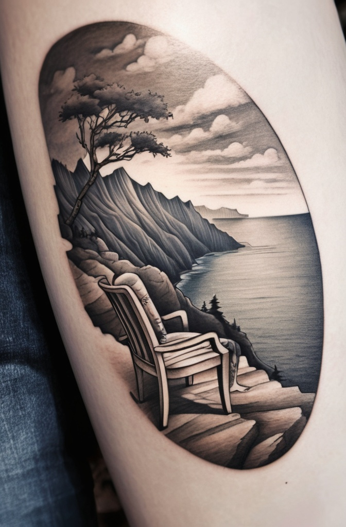 17. An Empty Chair on a Cliff Edge