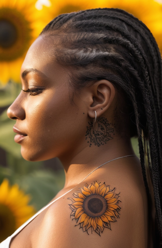 Sunflower and Sun