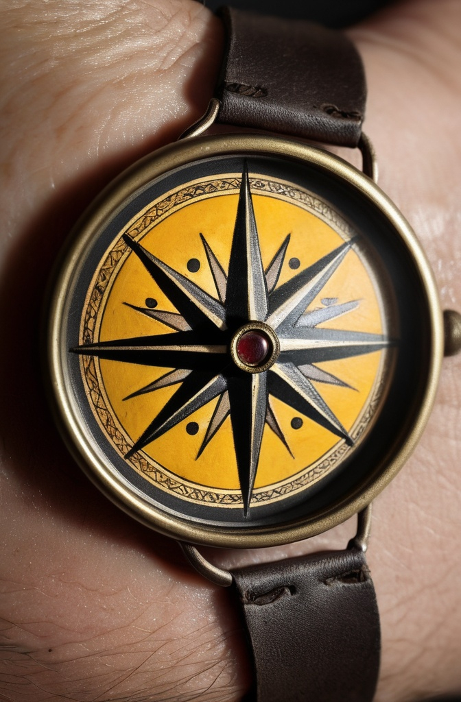 Sun Inside a Compass