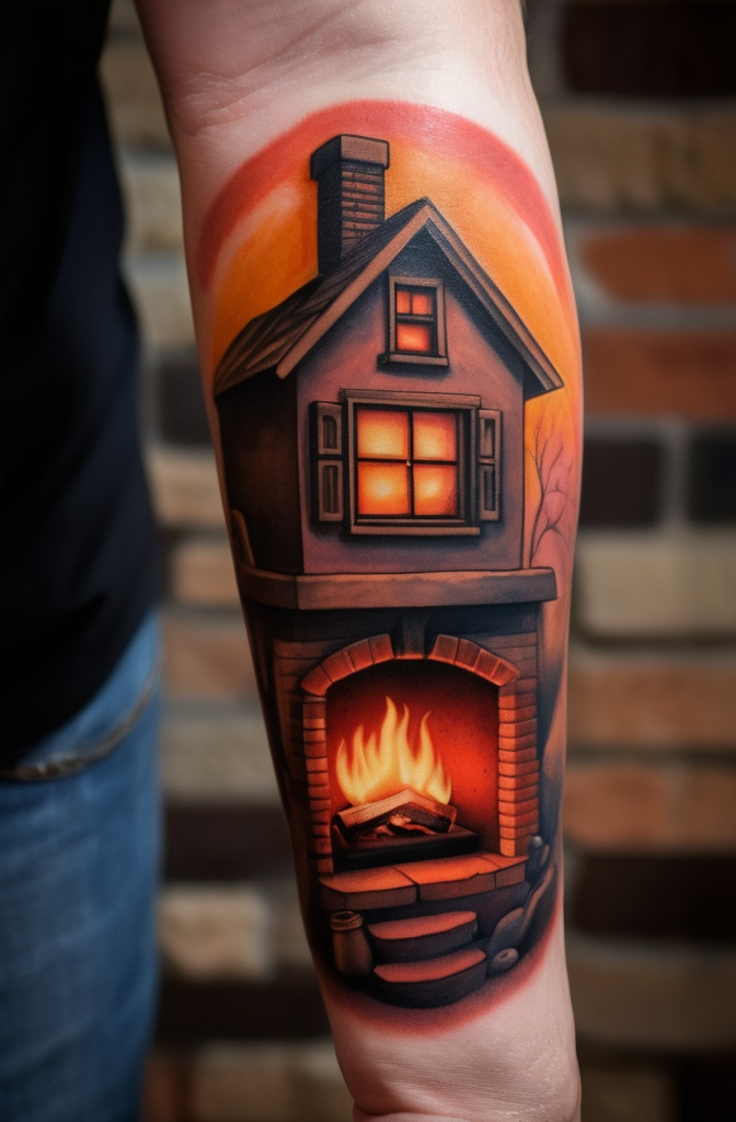 16. The Fireplace Glow