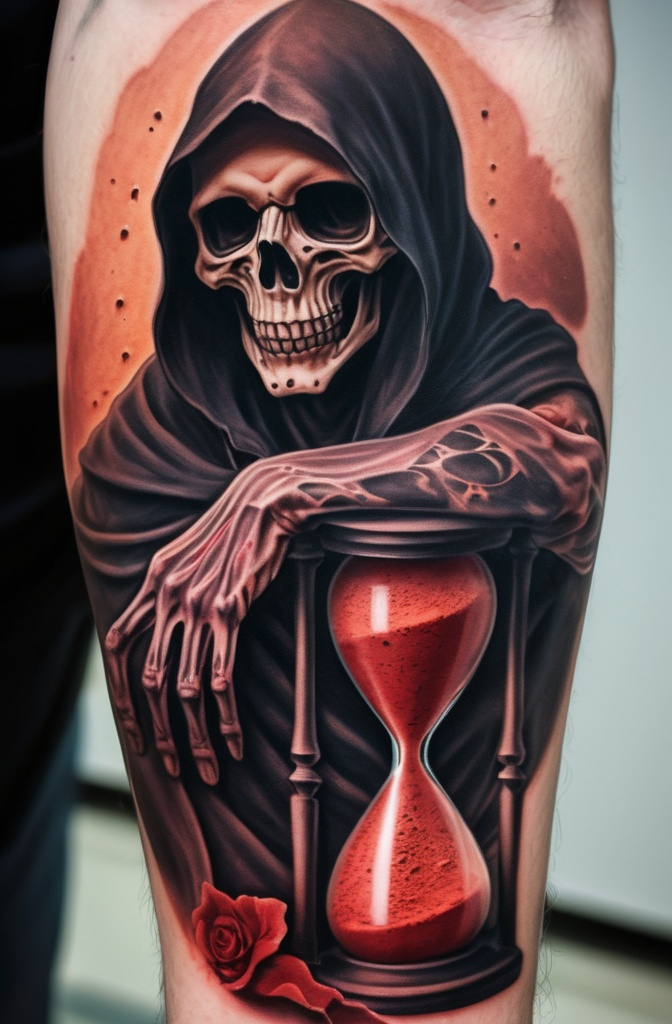 Grim Reaper with Hourglass