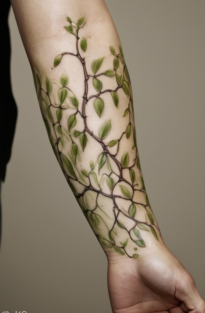 Interactive "Growing" Tattoos