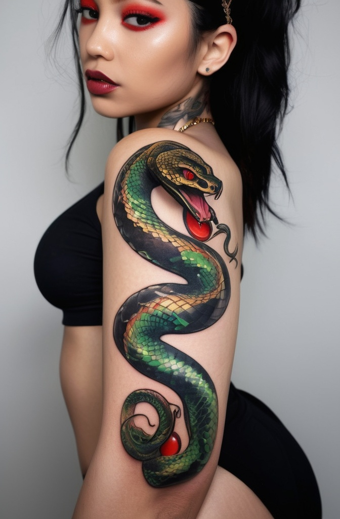 Snake and Eye Design