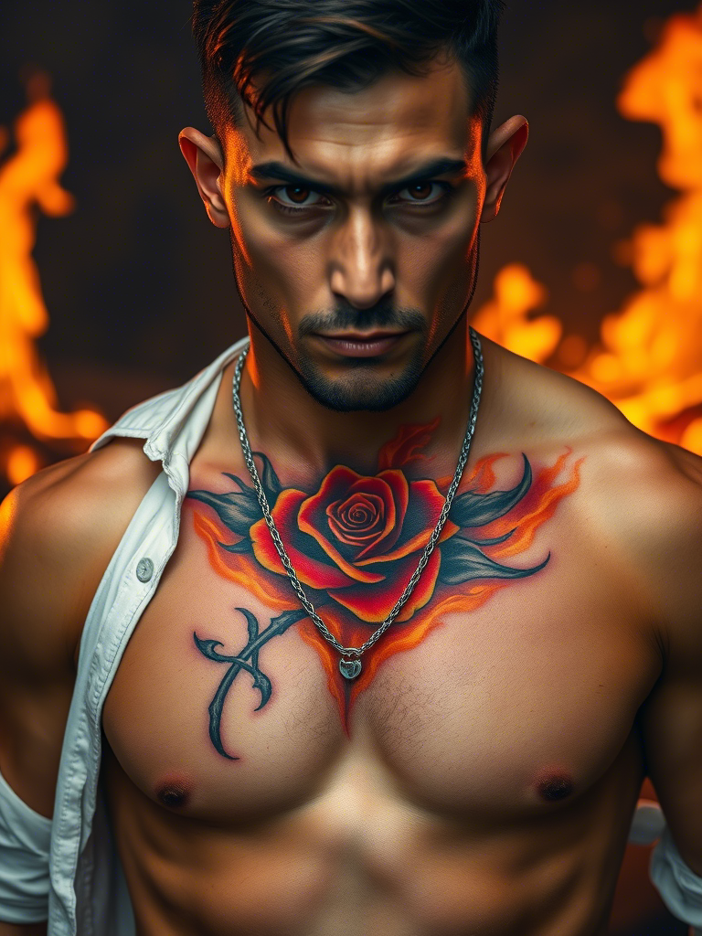 20+ Stylish Rose Tattoo Ideas for Men